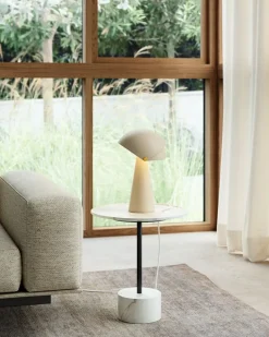 Online Align bordlampe, beige Lamper Til Reol|Stue Lamper