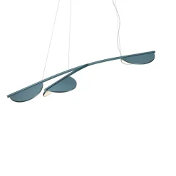 Hot Almendra Organic pendel S3 Y Short, metallisk bay blå Spisebordslamper|Entre Lamper