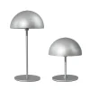 Clearance Along LED bordlampe / batterilampe, sølv (2 stk.) Transportable Lamper|Lamper Til Sofabord