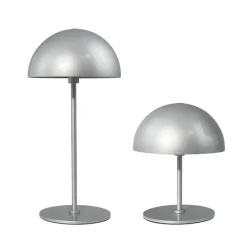 Clearance Along LED bordlampe / batterilampe, sølv (2 stk.) Transportable Lamper|Lamper Til Sofabord