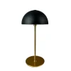 Clearance Along LED bordlampe / batterilampe, sort/messing Messinglamper|Transportable Lamper