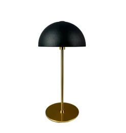 Clearance Along LED bordlampe / batterilampe, sort/messing Messinglamper|Transportable Lamper