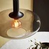 Best Alton 35 pendel E27, røgfarvet Glas Lamper|Spisebordslamper