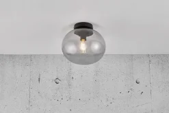 Best Alton loftlampe E27, røgfarvet Glas Lamper|Spisebordslamper