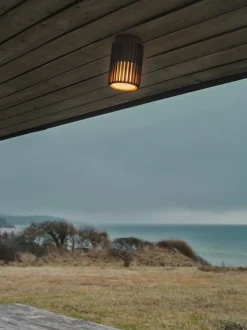 Outlet Aludra udendørs loftlampe, seaside metallisk brun Udendørslamper|Loftlamper