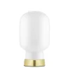 Best Amp bordlampe, Hvid/Messing Messinglamper|Glas Lamper