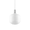 New Amp pendel - Lille, Hvid/Hvid marmor Marmor Lamper|Hvide Lamper