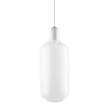 Hot Amp pendel - Stor, Hvid/Hvid marmor Marmor Lamper|Hvide Lamper