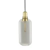 Clearance Amp pendel, Messing - Stor, Smoke/Messing Glas Lamper|Pendler