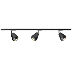 Discount Anoli Spot skinne med 3 spots, sort Stue Lamper|Køkkenlamper