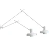 Outlet ARIGATO 2 LS væglampe, hvid Hvide Lamper|Arbejdslys