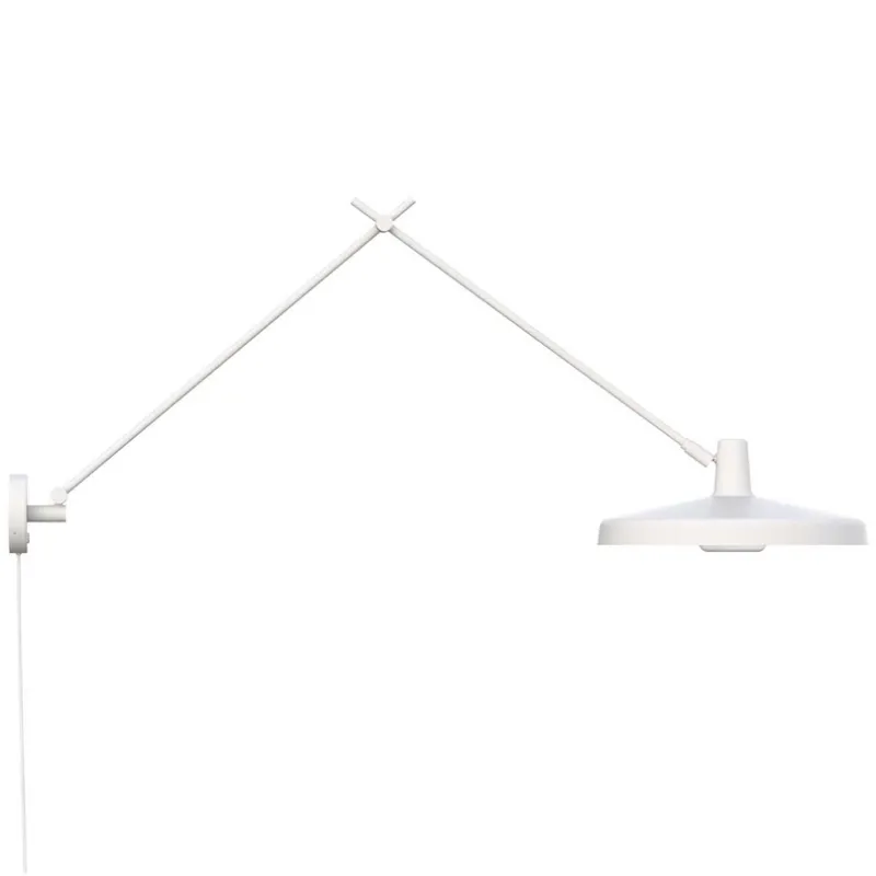 Outlet Arigato 45 væglampe, hvid Hvide Lamper|Arbejdslys