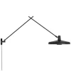 Online Arigato 45 væglampe, sort Sorte Væglamper|Arbejdslys