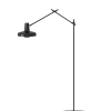 Best ARIGATO gulvlampe sort Standerlamper|Arbejdslys