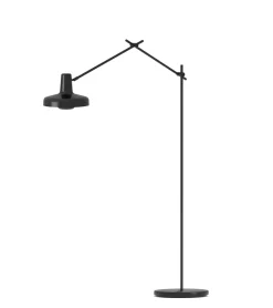 Best ARIGATO gulvlampe sort Standerlamper|Arbejdslys