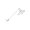 Clearance ARIGATO kort væglampe m/ledning, hvid Hvide Lamper|Arbejdslys