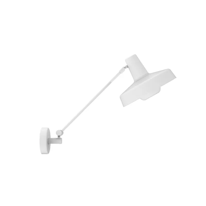 Clearance ARIGATO kort væglampe m/ledning, hvid Hvide Lamper|Arbejdslys