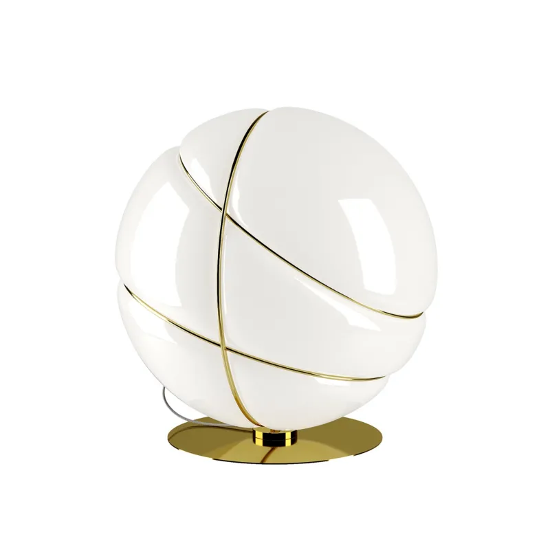 Discount Armilla bordlampe, guldfarvet Glas Lamper|Lamper Til Reol