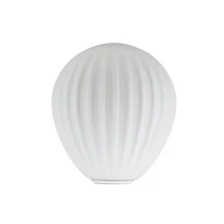 Clearance Around the World medium lampeskærm, opal Hvide Lamper|Glas Lamper