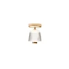 Outlet Asteea loftlampe, satin messing/riflet klar Messinglamper|Spisebordslamper