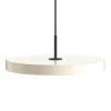 Hot Asteria medium pendel, pearl hvid/sort Hvide Lamper|Spisebordslamper