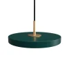 Best Asteria micro pendel, forest grøn/messing Messinglamper|Spisebordslamper