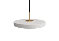 Sale Asteria micro pendel, mist grå/messing Messinglamper|Spisebordslamper