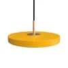 Clearance Asteria micro pendel, saffron gul/messing Messinglamper|Spisebordslamper