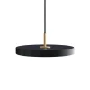 Best Asteria mini pendel, antrasit/messing Messinglamper|Spisebordslamper