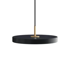 Best Asteria mini pendel, antrasit/messing Messinglamper|Spisebordslamper