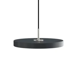 Discount Asteria mini pendel, antrasit/stål Spisebordslamper|Hængelamper