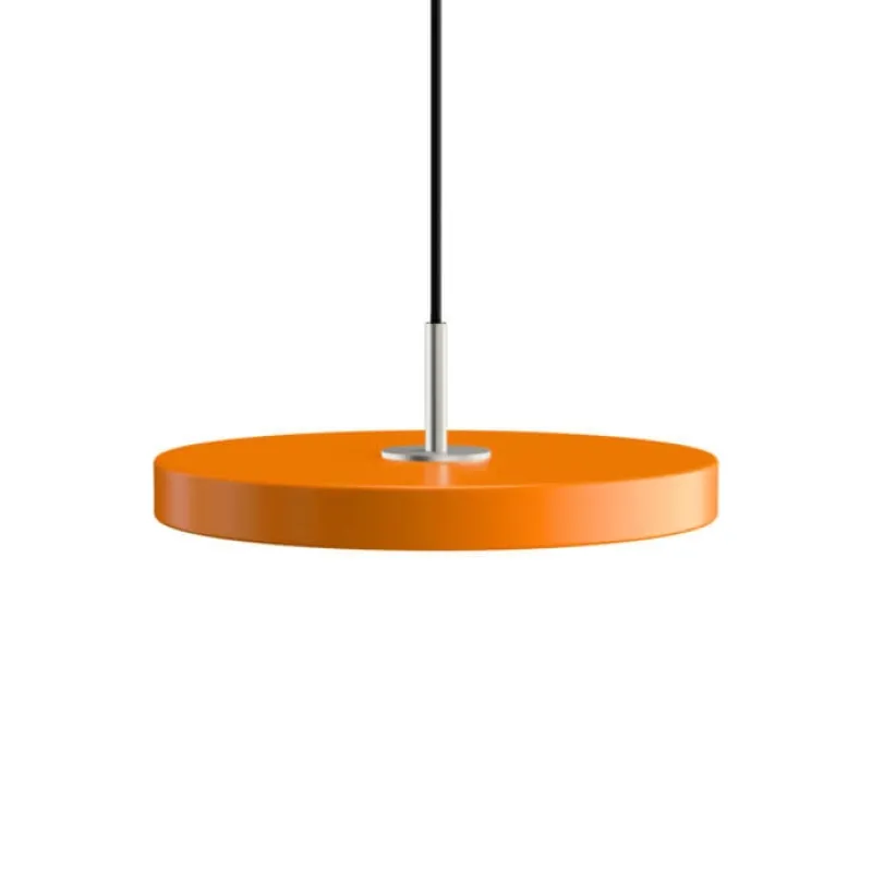 Best Asteria mini pendel, orange/stål Orange Lamper|Spisebordslamper