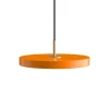 Asteria mini pendel, orange/messing Orange Lamper|Messinglamper