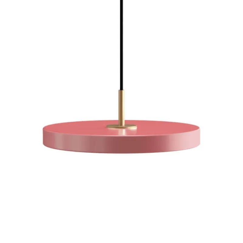 Sale Asteria mini pendel, rose/messing Messinglamper|Spisebordslamper