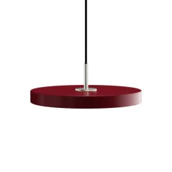 Best Asteria mini pendel, ruby rød/stål Spisebordslamper|Hængelamper