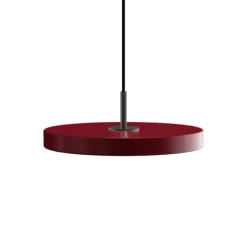 New Asteria mini pendel, ruby rød/sort Spisebordslamper|Hængelamper