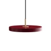 Clearance Asteria mini pendel, ruby rød/messing Messinglamper|Spisebordslamper