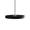 Best Asteria mini pendel, sort/messing Messinglamper|Spisebordslamper