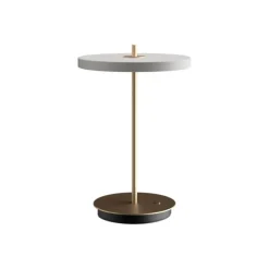 Discount Asteria Move batteri-/bordlampe, mist grå/messing Messinglamper|Transportable Lamper