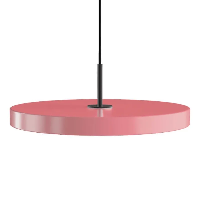 Hot Asteria Plus medium pendel, rose/sort Spisebordslamper|Hængelamper