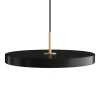 Hot Asteria Plus medium pendel, sort/messing Messinglamper|Spisebordslamper