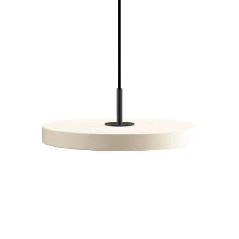 Outlet Asteria Plus mini pendel, pearl hvid/sort Spisebordslamper|Hængelamper