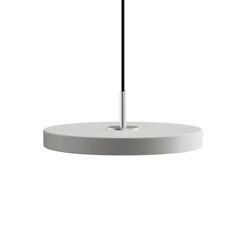 New Asteria Plus mini pendel, mist grå/stål Spisebordslamper|Hængelamper
