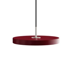 Clearance Asteria Plus mini pendel, ruby rød/stål Spisebordslamper|Hængelamper