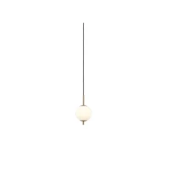 Best Audrey 1 pendel, messing/opal Messinglamper|Hvide Lamper