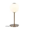Discount Audrey bordlampe m/USB, messing/opal Messinglamper|Hvide Lamper