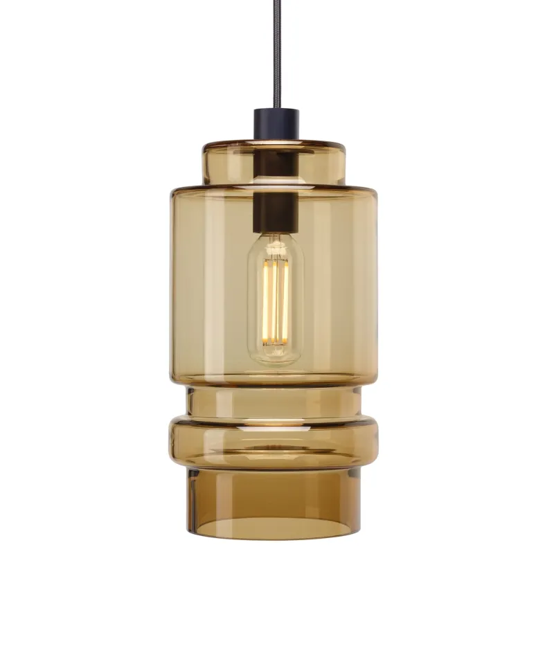 Best Axle pendel glasskærm medium, new brown Lampeskærme|Glas Lamper