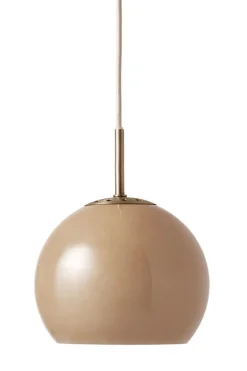 Hot Ball Glass pendel Ø25, cappuccino Glas Lamper|Spisebordslamper