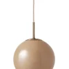 Online Ball Glass pendel Ø18, cappuccino Glas Lamper|Spisebordslamper