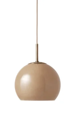Online Ball Glass pendel Ø18, cappuccino Glas Lamper|Spisebordslamper